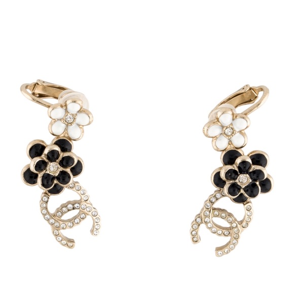 CHANEL Jewelry - Chanel Camellia Earrings & Ear Climbers 21